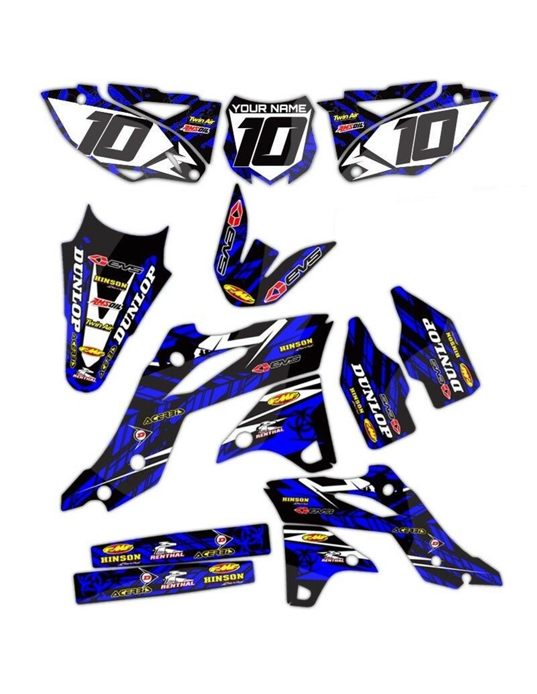 Kit De Pegatinas Compatible Con Per TM RACING MX 125 144 250 300 2