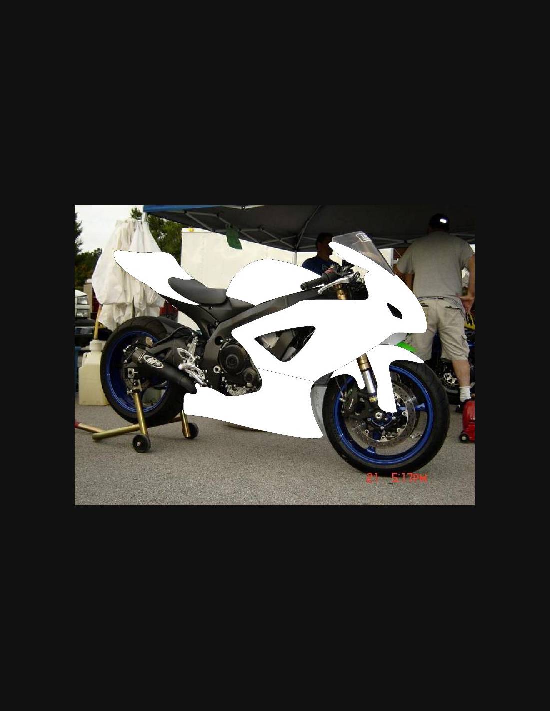 Painted Race Fairings Suzuki Gsxr In Colours Like