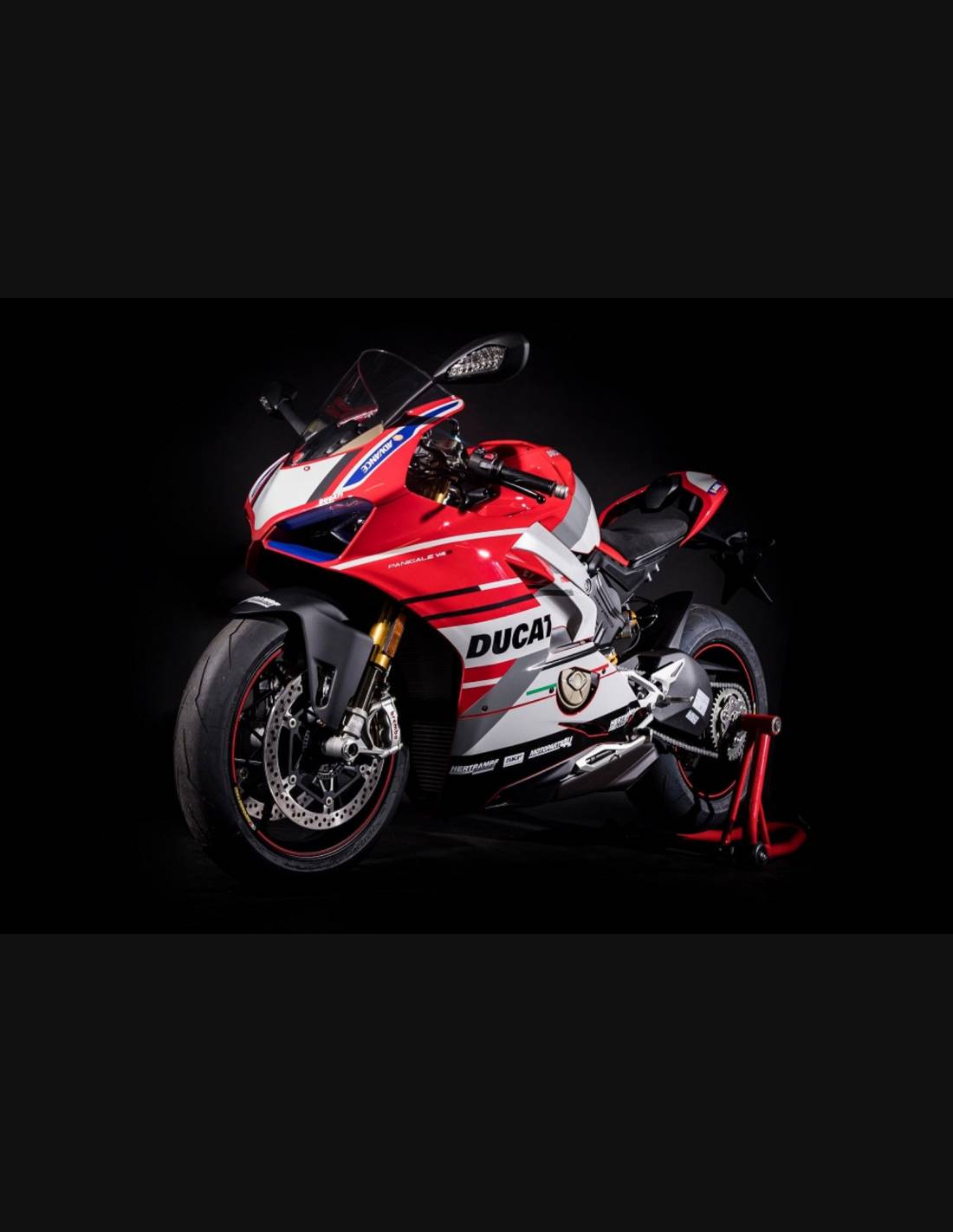 carene abs verniciate ducati panigale v4 per scarico akrapovic ducv4br