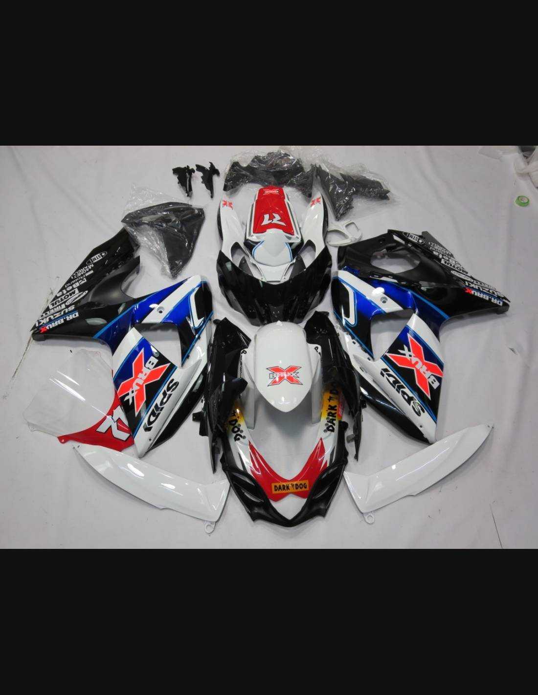 Painted Street Fairings In Abs Compatible With Suzuki Gsxr 1000 09 16 Mxpcav