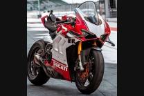 Carenage abs pour la roue avec peinture compatible avec Ducati Panigale V4R pour Akrapovic Échappement - MXPCAV12701