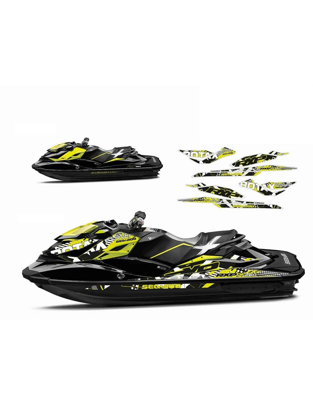 Kit Adesivi Compatibile Con Per Sea Doo Rxp Rxp X Rs 260 300 2013 2018 Mxpkad15532