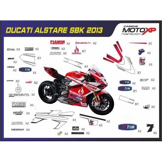 Sticker set compatible with Ducati 748 916 996 998 - MXPKAD601