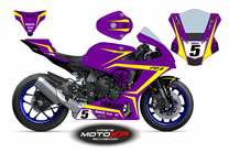 Carenado Racing Pintado Yamaha R1 2015 - 2019 - MXPCRV16310