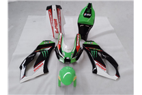 Kawasaki Zx10R 2021 - 20222 Complete and painted fairings + screws, fasteners MXPCRV14188